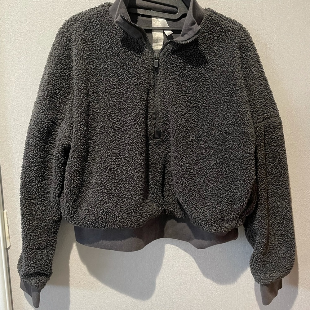 Cropped Sherpa jacket